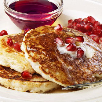 Chocolate Chip Pomegranate Pancakes