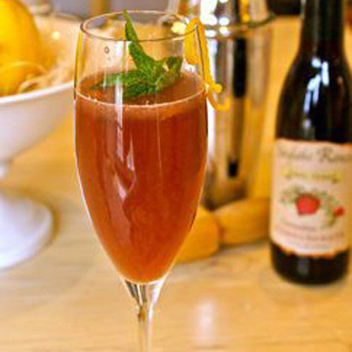 Sparkling Pomegranate Mint Lemonade